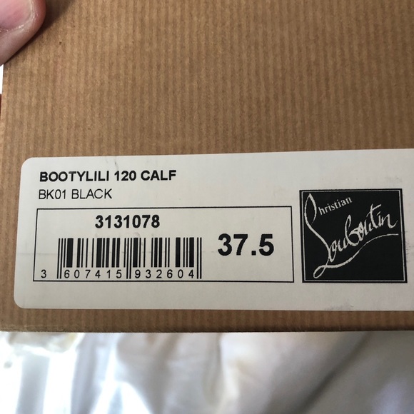 Black High Heel Louboutain boots - Picture 2 of 13